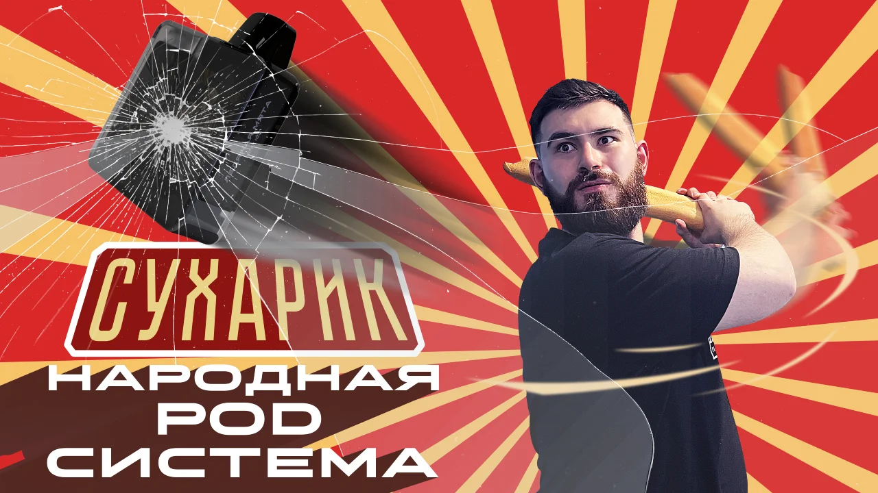 POD-систем "Хлеб" с картриджами "Сухарики"
